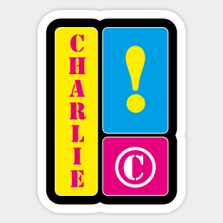 My name is Charlie Sticker